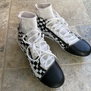 NIKE Lacrosse cleats - hand painted VANS design